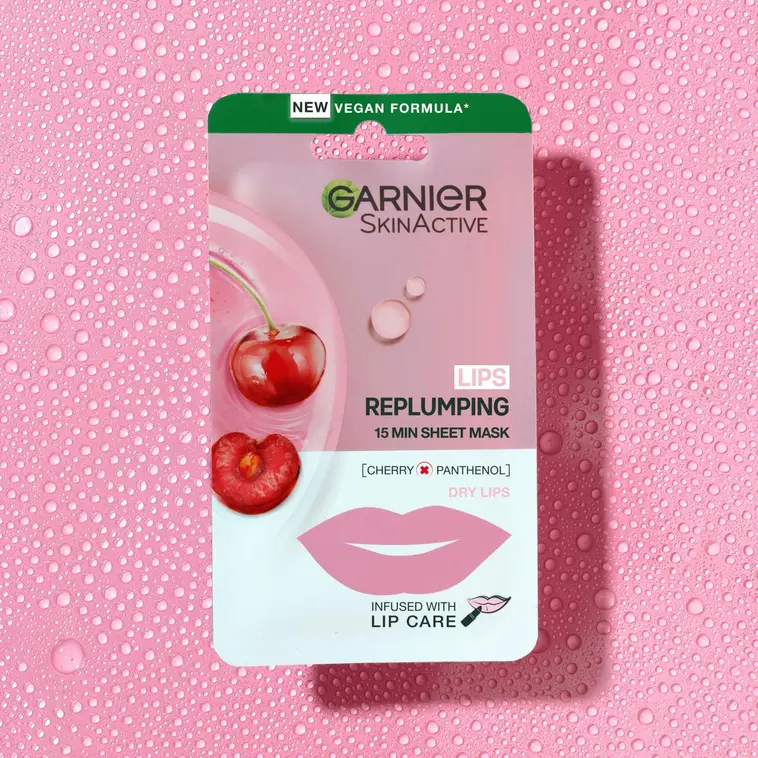 Garnier SkinActive Lips Replumping 15 Min Sheet Mask huulinaamio 5 g - 2