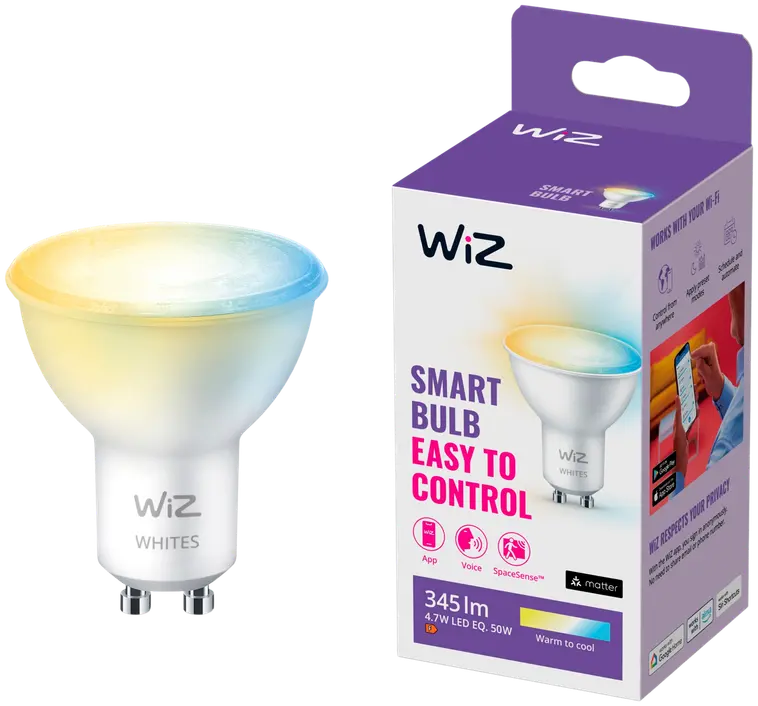 WiZ älylamppu GU10 4.8W TW Wi-Fi