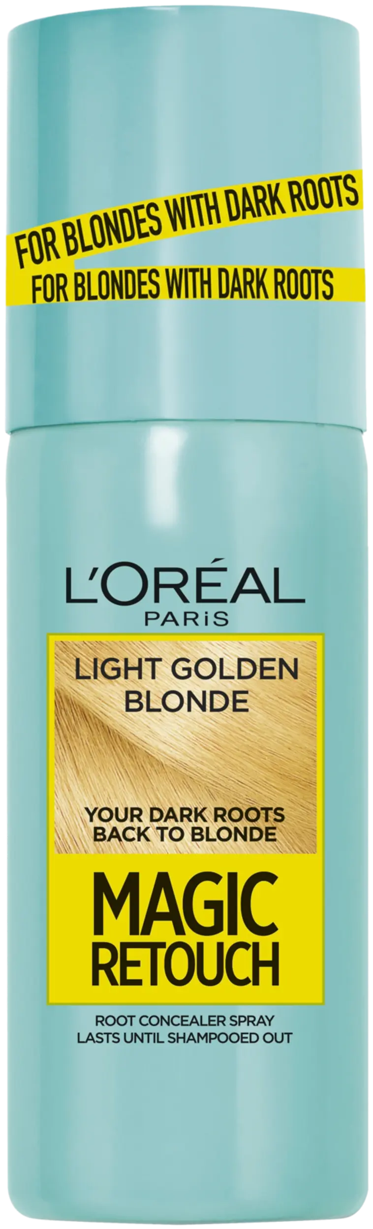 L'Oréal Paris Magic Retouch Light Golden Blonde Suihkutettava tyvisävyte  75ml | Prisma verkkokauppa