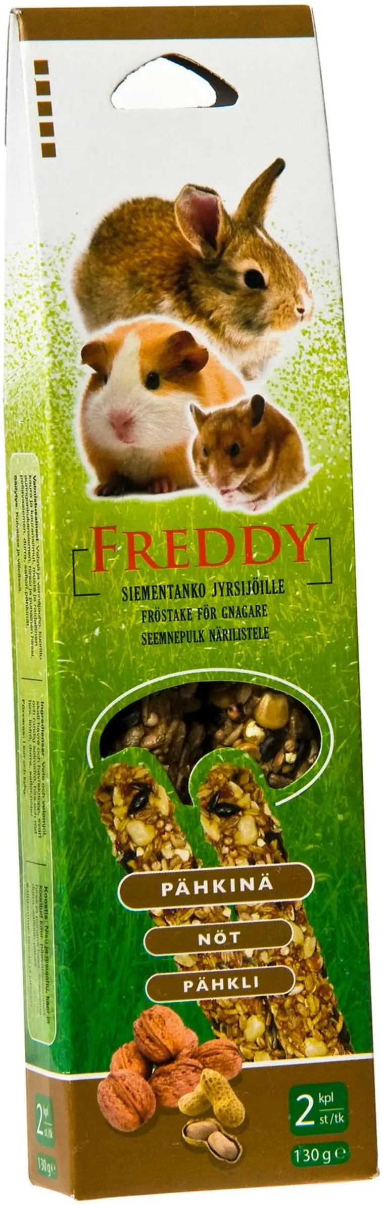 Freddy Siementanko jyrsijöille, pähkinä 2 kpl 130 g