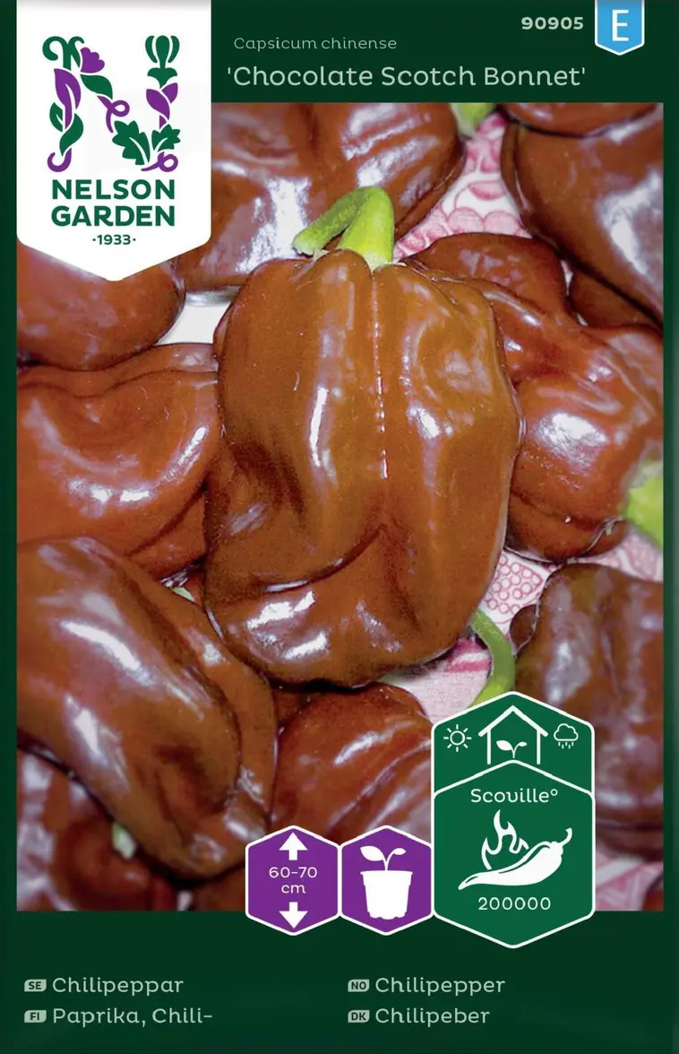 Nelson Garden Siemen Paprika, Chili-, Chocolate Scotch Bonnet | Prisma  verkkokauppa