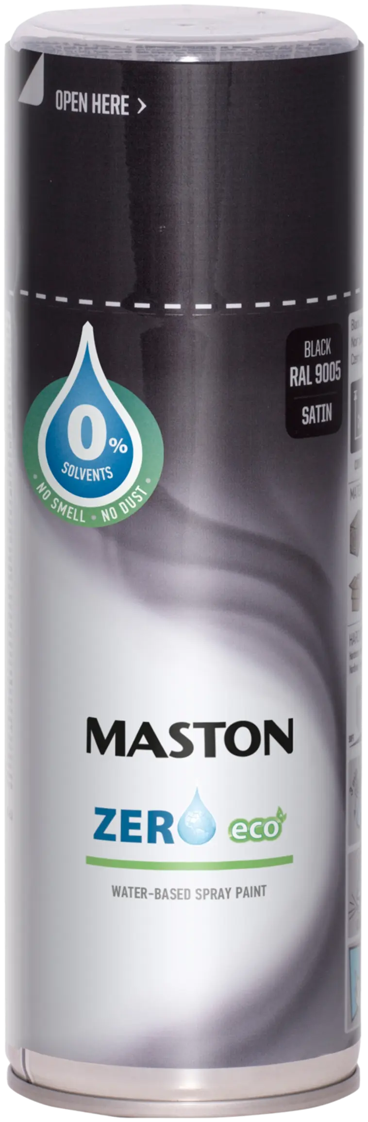 Maston Spraymaali Zero musta 300ml | Prisma verkkokauppa