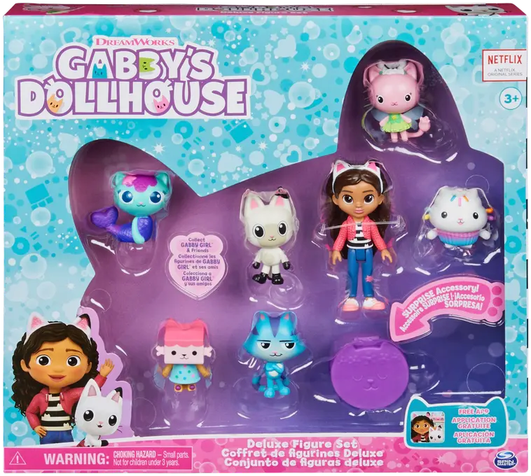 Gabby's Dollhouse Deluxe Figuurisetti