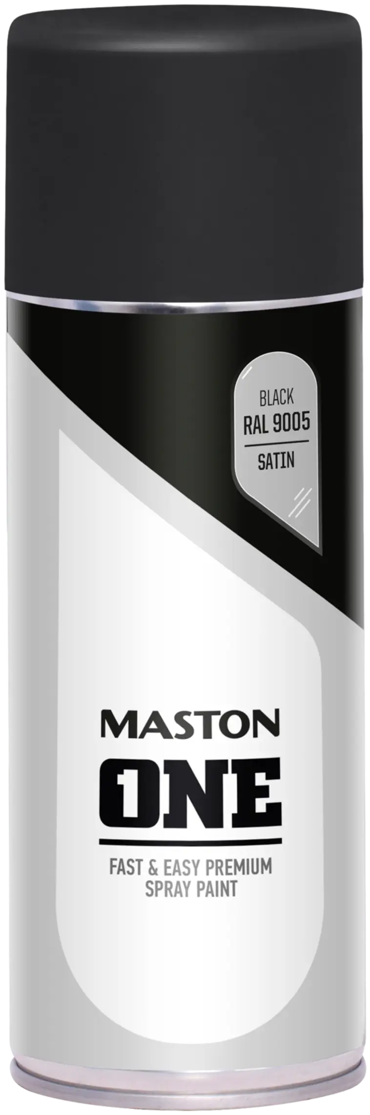 Maston One spraymaali musta 400ml RAL 9005