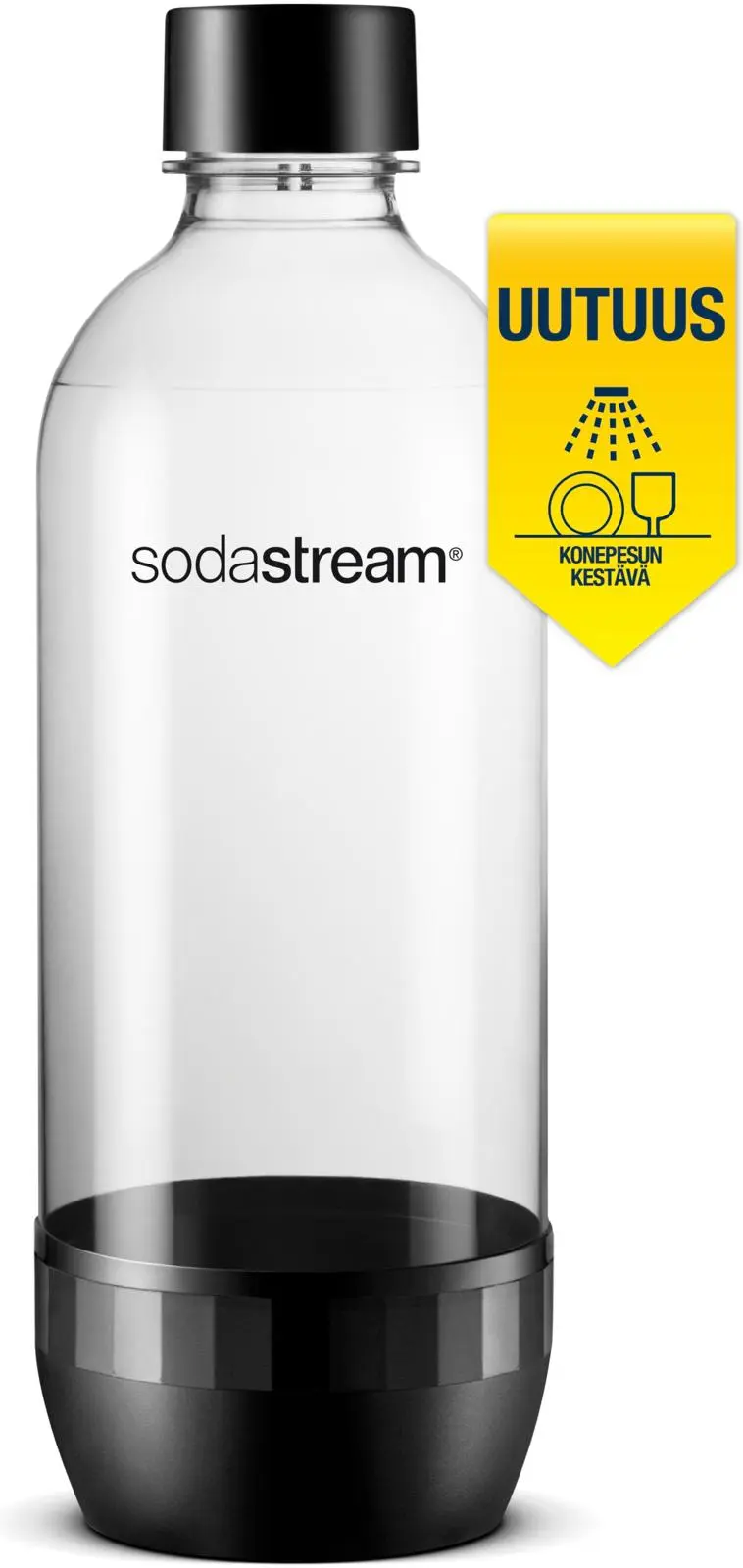 SodaStream DWS Classic Juomapullo musta 1L
