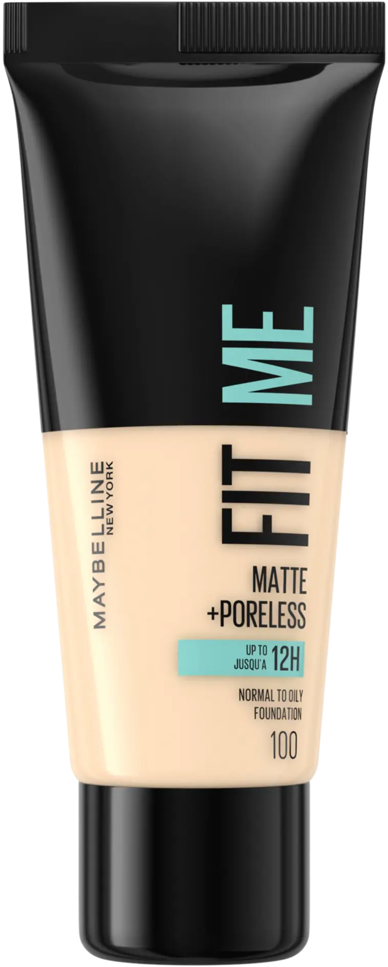 Maybelline New York Fit Me Matte+Poreless -meikkivoide 100 Warm Ivory 30ml  | Prisma verkkokauppa