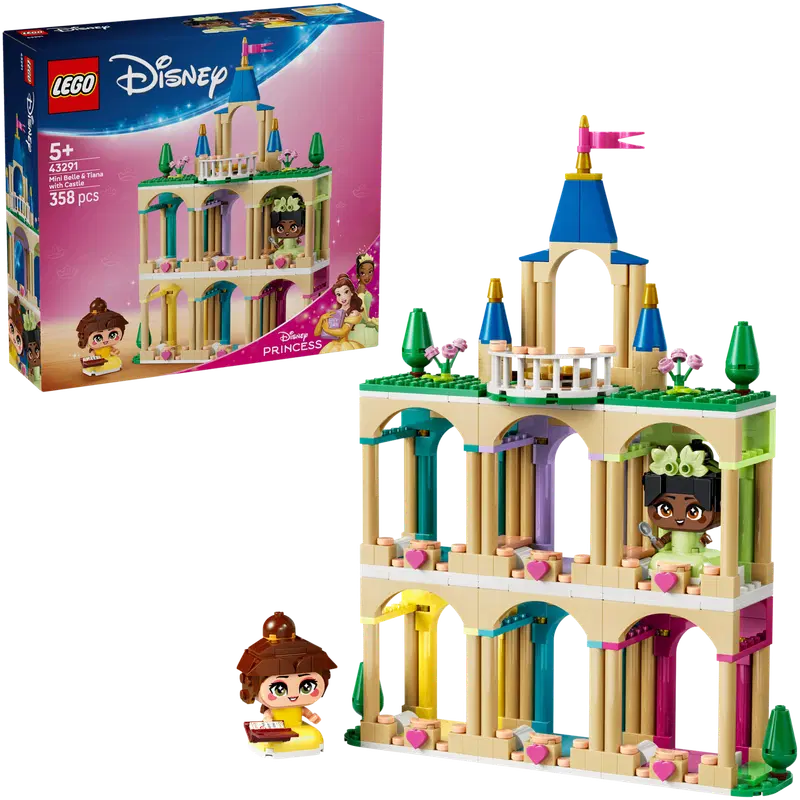 LEGO® Disney Princess 43291 Замок Белль и Тианы в миниатюрном размере