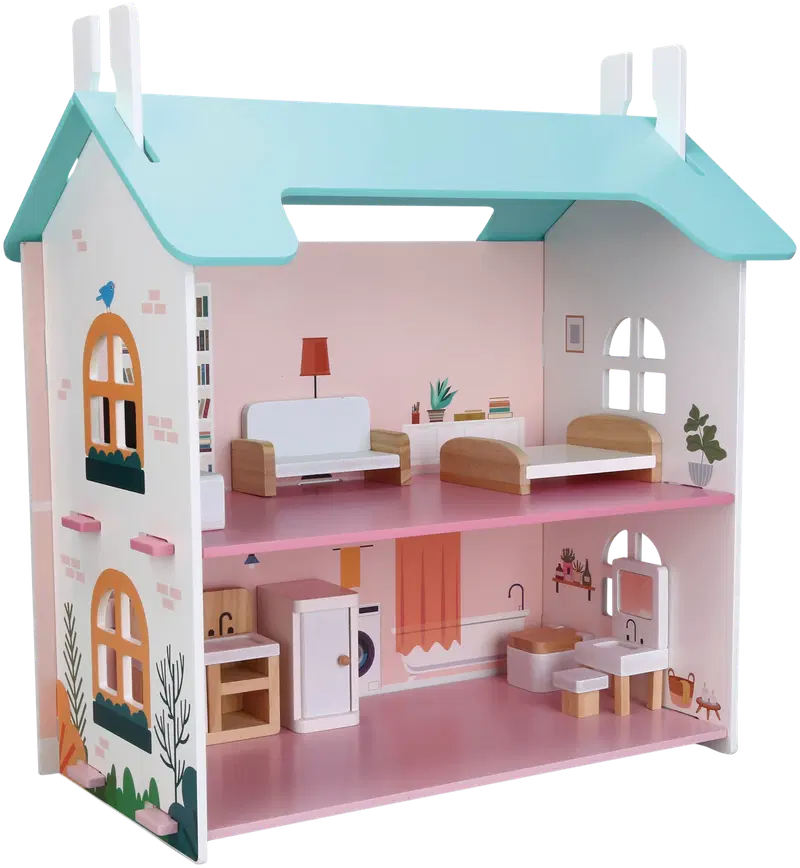 Деревянный кукольный домик Little Me 45 см