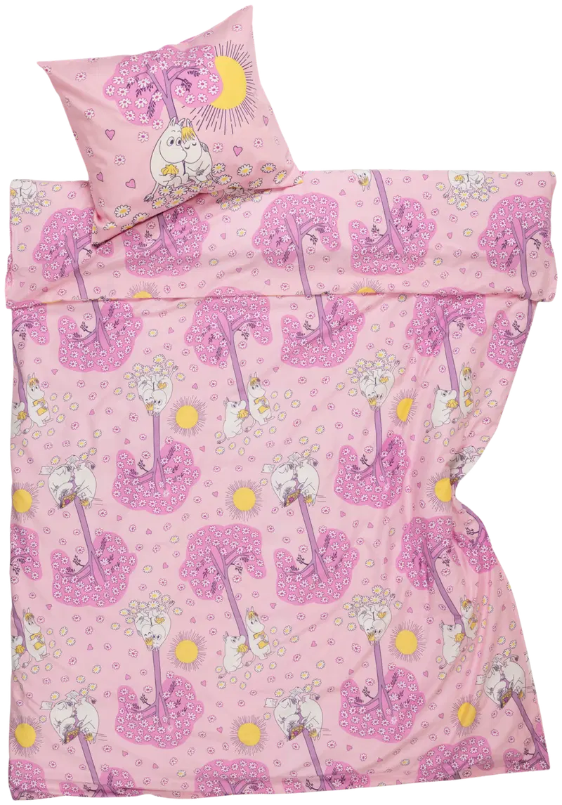 Moomin Arabia Moomin p.lak.set 150x210 Конус-сердце GOTS (цвет Розовый)