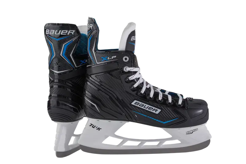 Коньки Bauer X-LP jr черные (размер 33,5, цвет ЧЕРНЫЙ)
