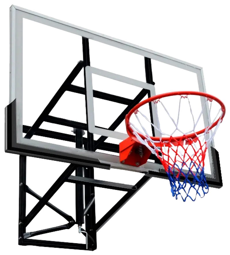 Баскетбольная стойка Prosport Настенная с настенным креплением (цвет Черный/Оранжевый)