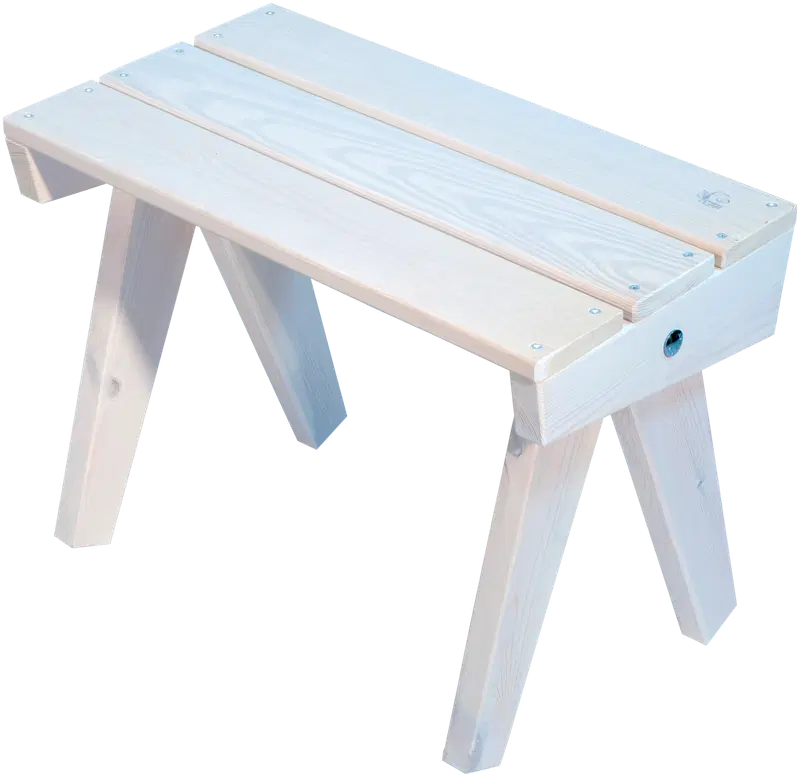 EcoFurn® Стол Granny сосна белая промасленная (цвет белый)