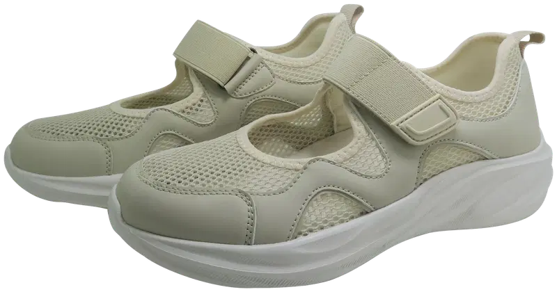 Домашние женские кроссовки Sabina YK26003 (размер 36, цвет ЛТ БЕЖЕВЫЙ)