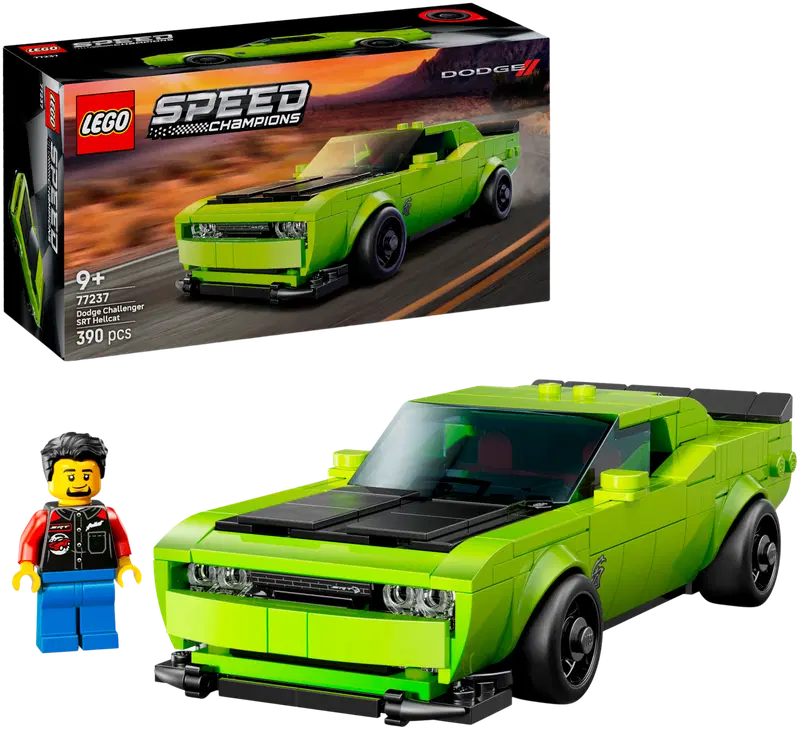 LEGO Speed ​​​​Champions 77237 Спортивный автомобиль Dodge Challenger SRT Hellcat