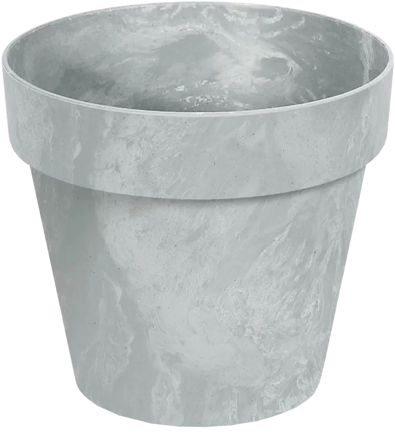 Садовый горшок Prosperplast Cube 40 см бетонный серый (цвет Конкретный)