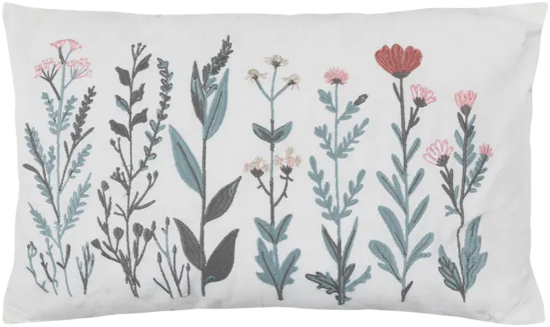 Декоративная подушка Tex Home Kukkaketo 30x50 см кремовый (цвет экрю)