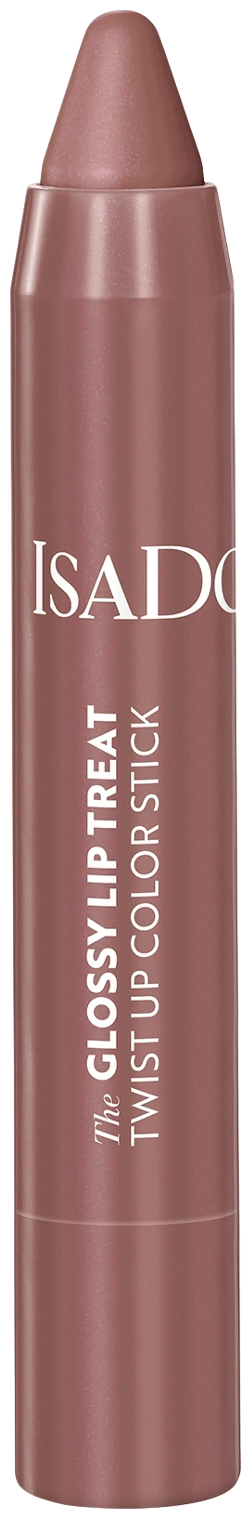 Помада-карандаш Isadora The Glossy Lip Treat Twist Up Color Stick 21 Raisin 3,3 г (размер 3,3 мл, цвет 06 Голая красавица)