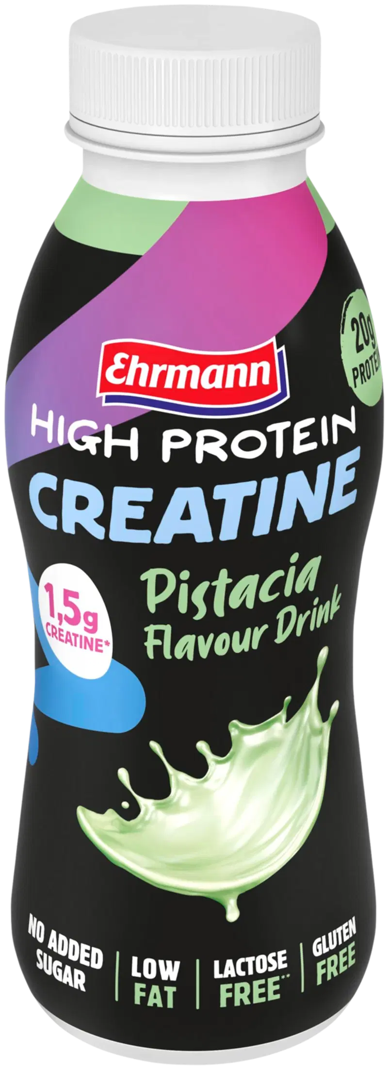 Ehrmann High Protein протеиновый напиток фисташковый с креатином 330 мл