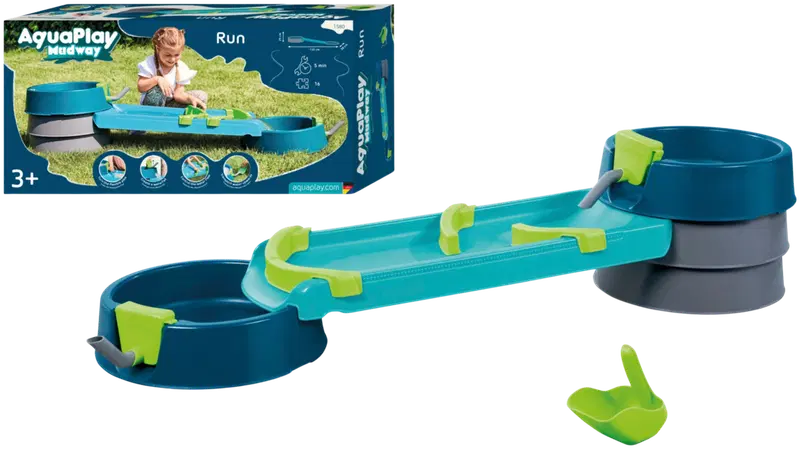 BIG AquaPlay Mudway Run, дорожка для игр в воде, песке и грязи