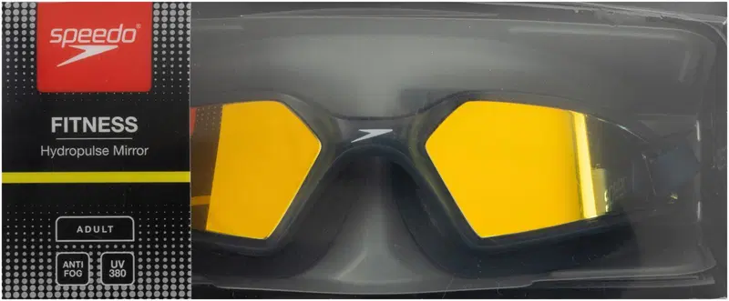 Очки для плавания Speedo Hydropulse Mirror (цвет Темно-синий/оксидно-серый/синий)