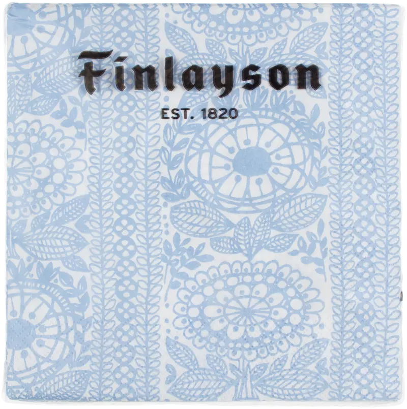 Салфетка Finlayson Taimi голубая 20шт/24см