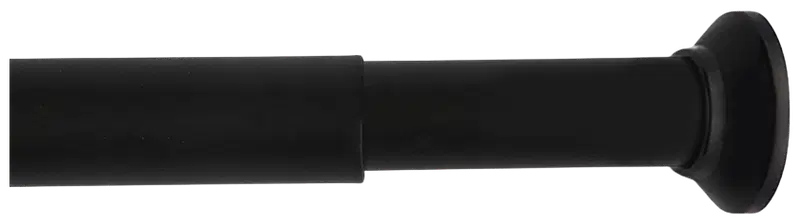 Самый красивый карниз для душевой шторы черный 75-125 17/20мм (цвет черный)