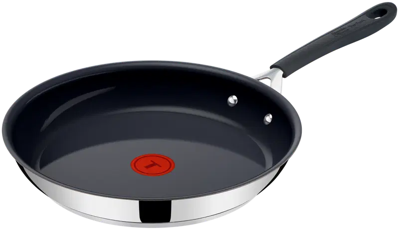 Tefal Jamie Oliver Easy Cook SS Керамическая сковорода 28 см E3370635 (цвет сталь)