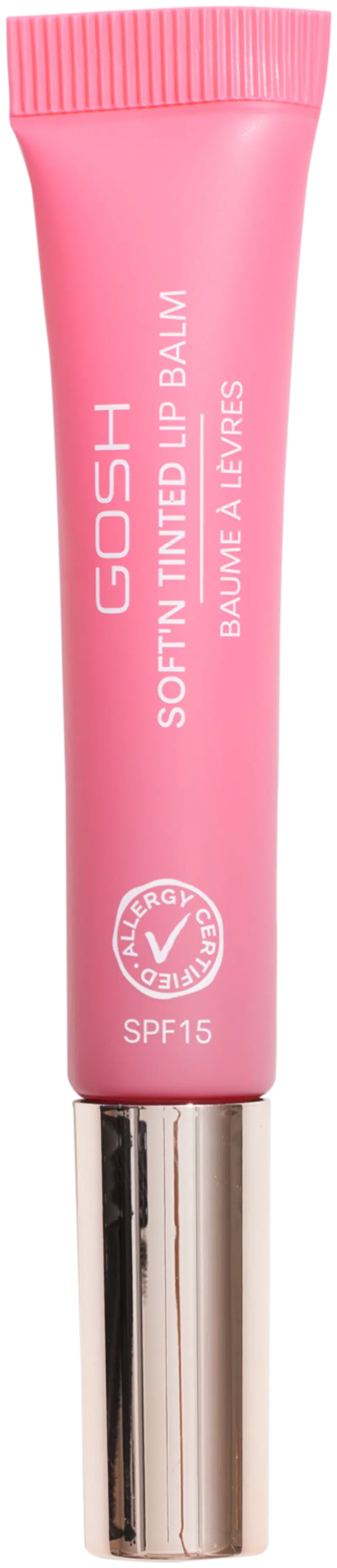 Gosh Soft`n Tinted Lip Balm 006 Ягодный блеск для губ 8мл (размер 8 МЛ, цвет Розовая роза)