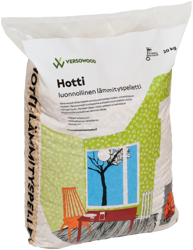 Отопительные пеллеты Versowood Hotti 20 кг