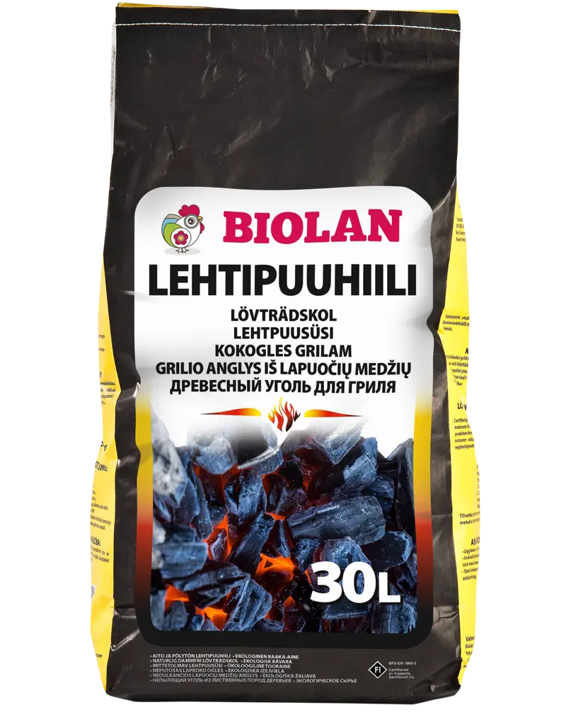 Уголь для гриля Biolan Grillisti 30л