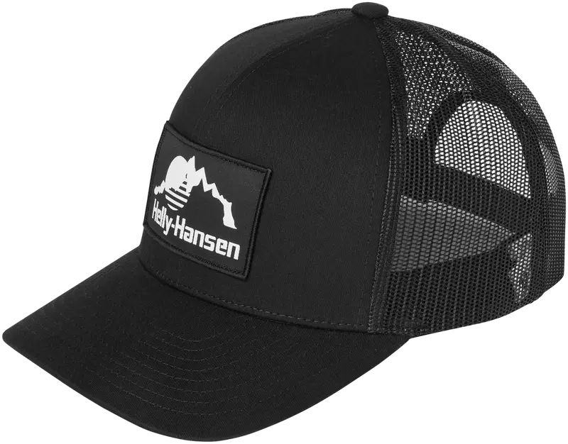 Мужская кепка Helly Hansen HH Trucker Cap 67645 (размер ОДИН РАЗМЕР, цвет ЧЕРНЫЙ)