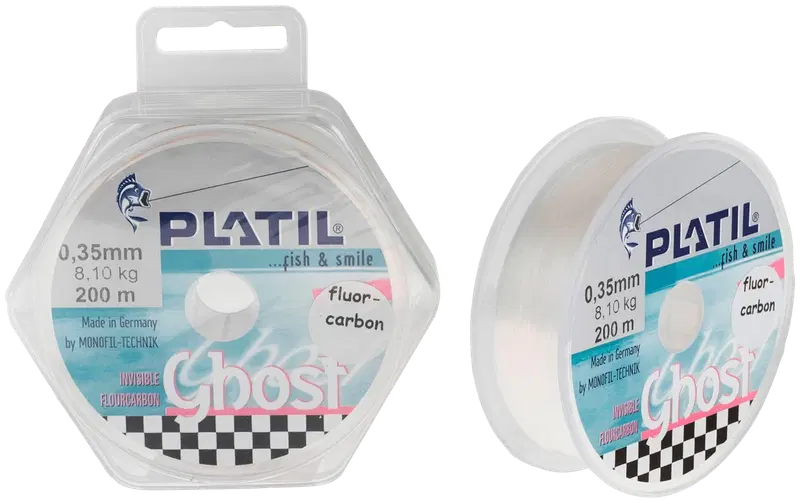 Флюорокарбоновая леска Platil Ghost 200м - 020мм (цвет Яркий)