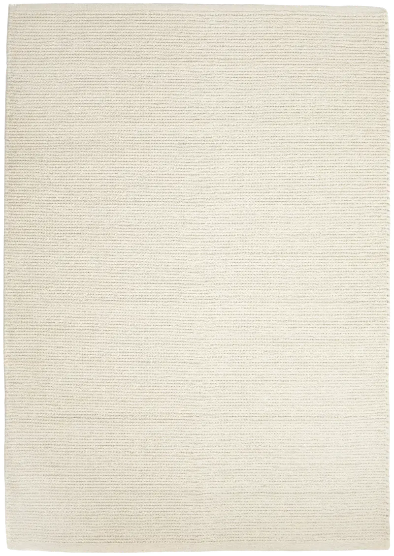 NOKOHOME Шерстяной ковер Анна 140x200 см натуральный белый (цвет натуральный белый)
