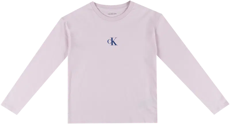 Детская трикотажная рубашка с длинными рукавами Calvin Klein IG0IG02135 (размер 8, цвет Светло-сиреневый)