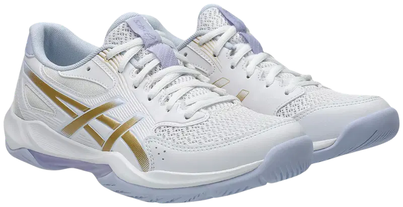 Женская обувь для домашних игр ASICS Gel-Rocket 12 (размер 5,5, цвет белый/шампанское)