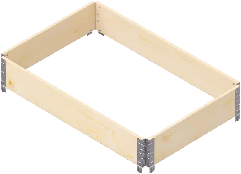 GardenBox ECO бортик для поддона 120 x 80 см цвет дерева (цвет бесцветный)
