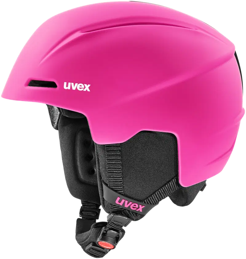 Детский лыжный шлем Uvex Viti (цвет Розовый Мэтт)