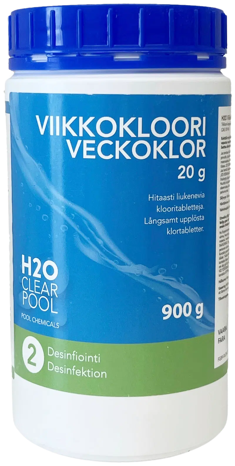 H2O еженедельный хлор 20 г 1 кг