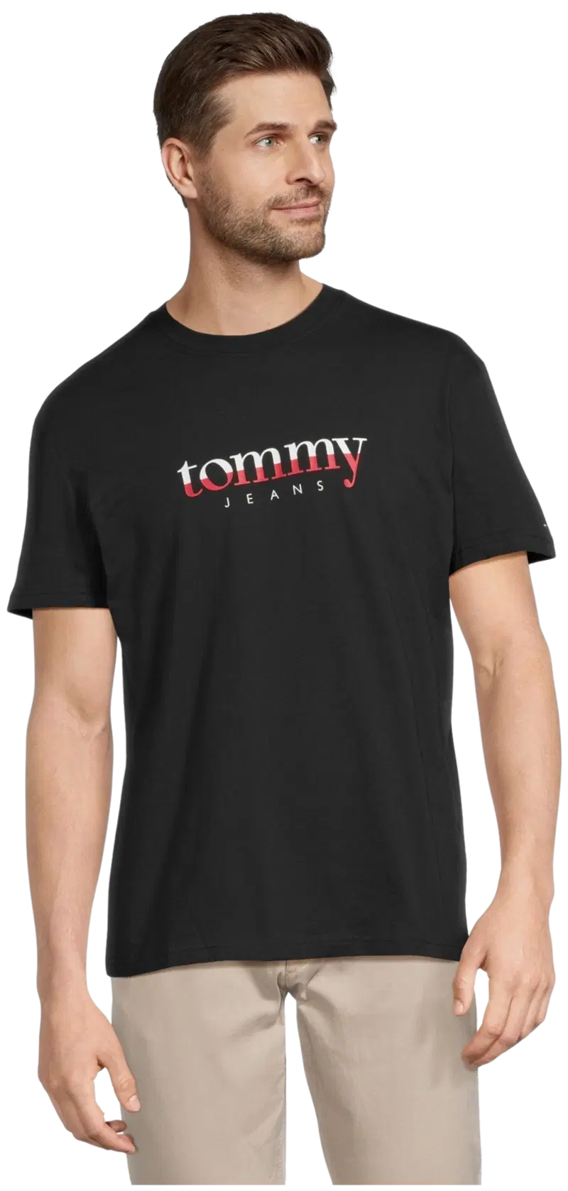 Мужская футболка Tommy Hilfiger DM0DM21978 (размер С, цвет ЧЕРНЫЙ)