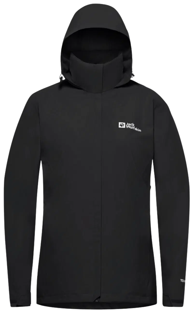 Женская куртка-ракушка Jack Wolfskin Trailtime 2L W (размер XS, цвет ЧЕРНЫЙ)