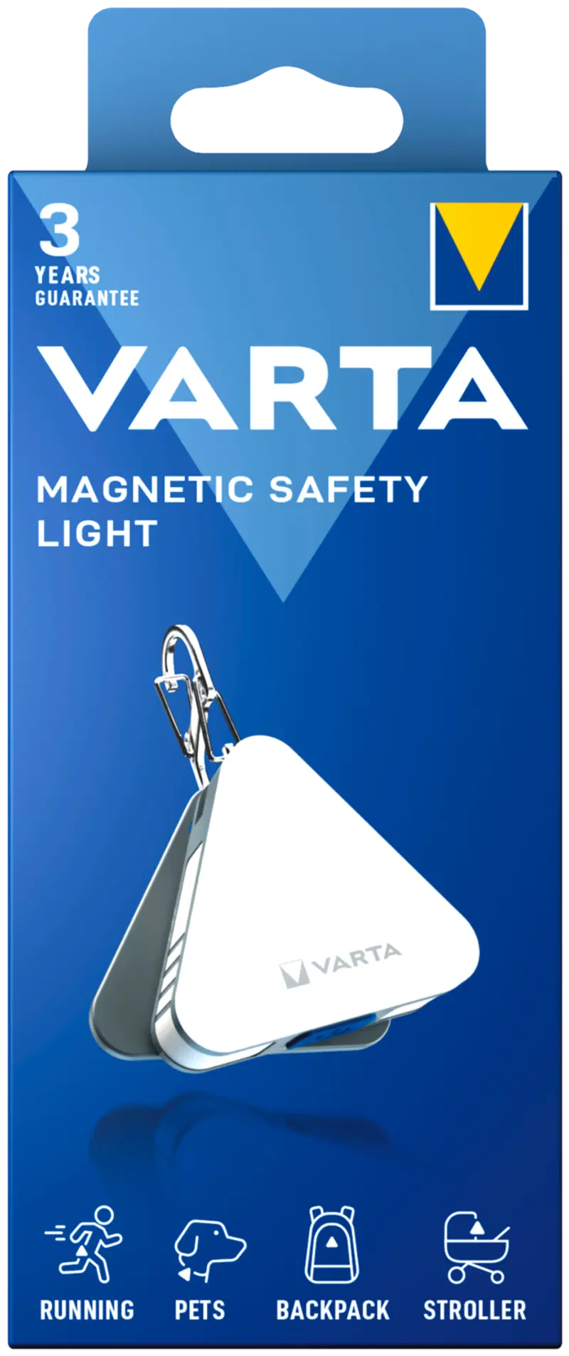 Магнитный фонарь безопасности Varta (2xCR2032)