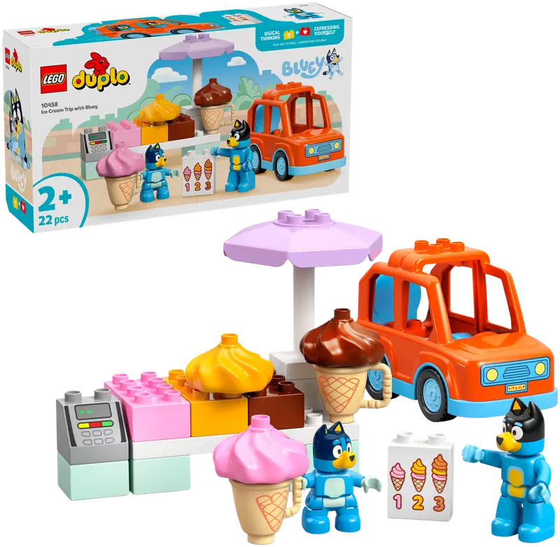 LEGO® DUPLO Bluey (10458) Экскурсия по мороженому с Блюи