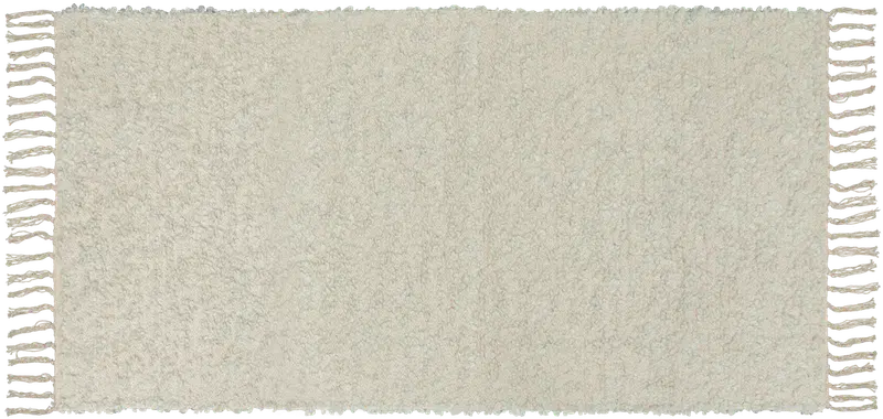 Ковер для дома Bouclee 80 x 150 см кремовый/бежевый (цвет кремово-белый / льняно-бежевый)
