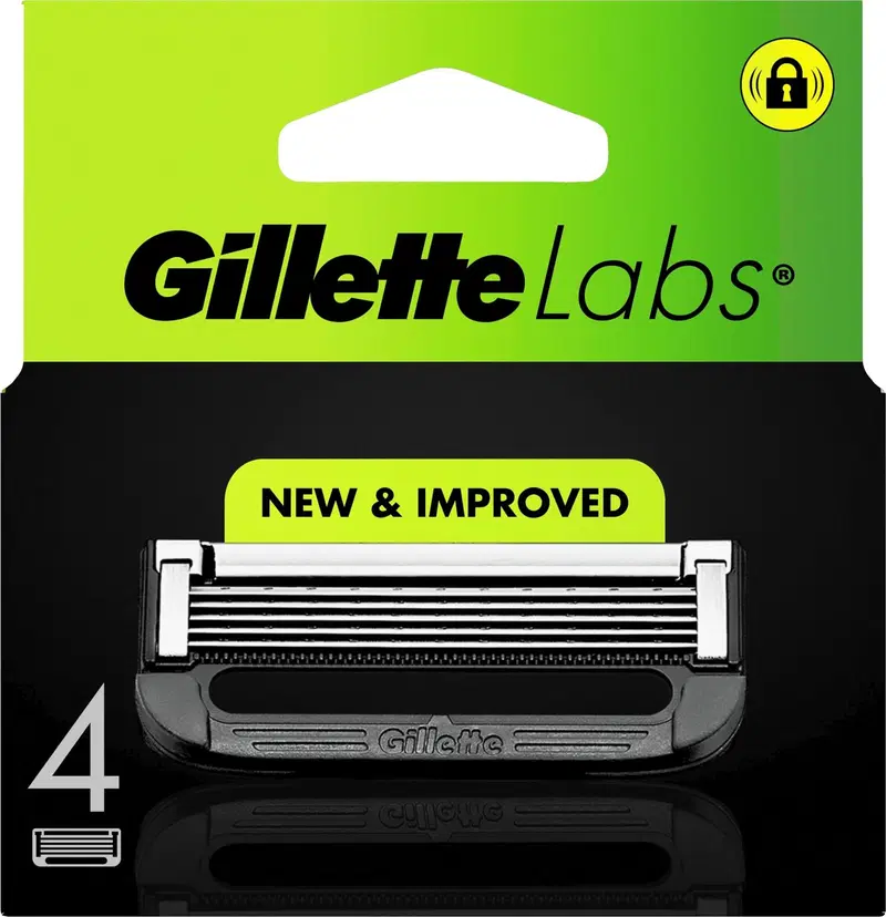 Лезвия Gillette Labs, 4 шт.