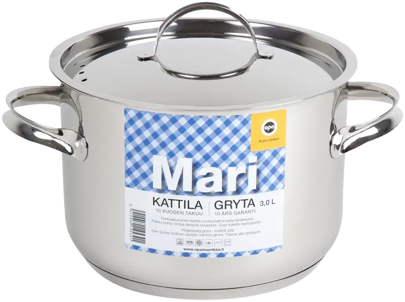 Чайник Opa Mari Steel нержавеющая сталь 3,0л (цвет Сталь)