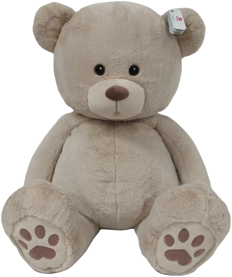 Мишка Nicotoy Teddy DeLuxe, серо-коричневый, 80 см