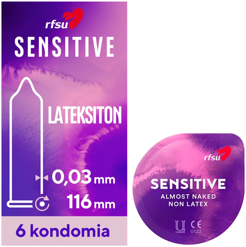 RFSU So Sensitive, 6 шт. Супертонкие презервативы без латекса, передающие тепло тела