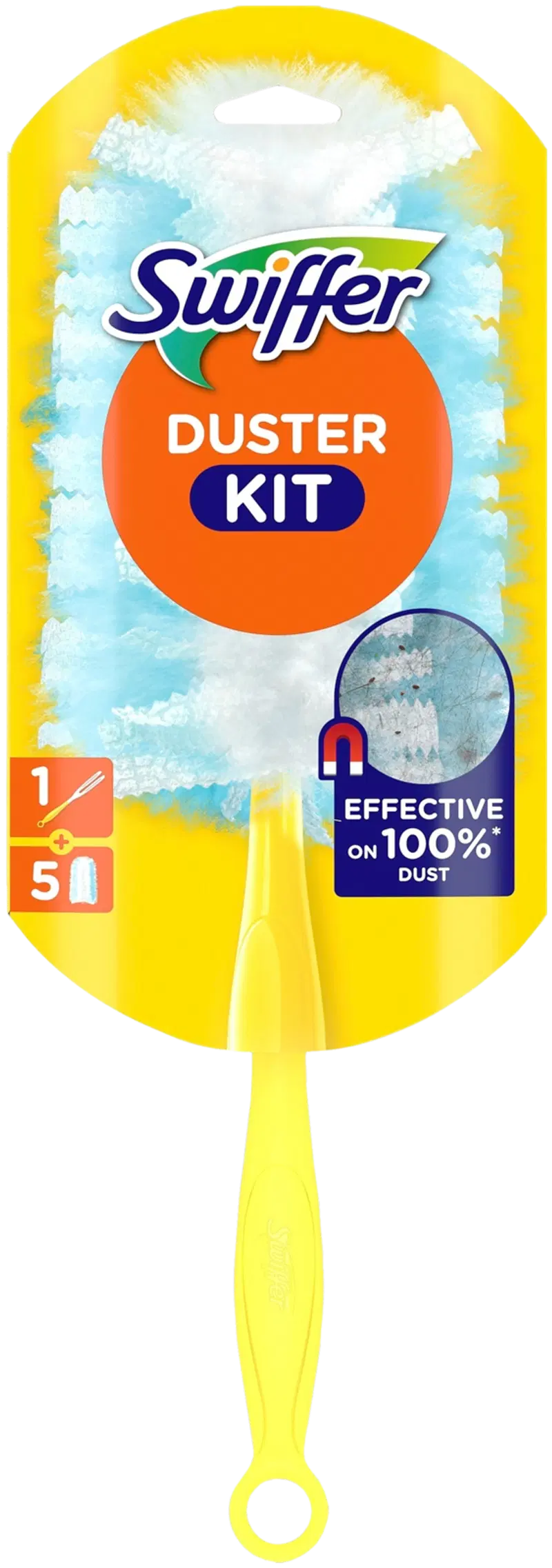 Ручка стартового набора Swiffer Duster + 5 щеток для пыли
