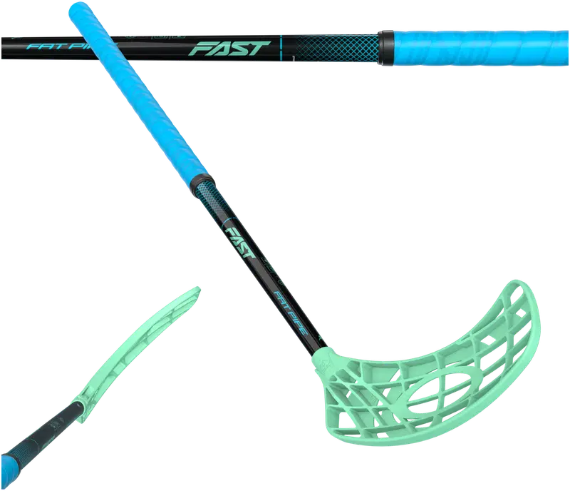 Клюшка для флорбола Fat Pipe Fast 34 Fresh Mint 65см L