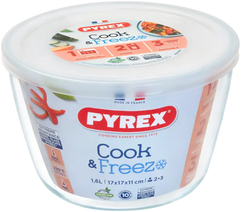 Блюдо из пирекса 1,6 л Cook&Freeze (цвет Прозрачный)